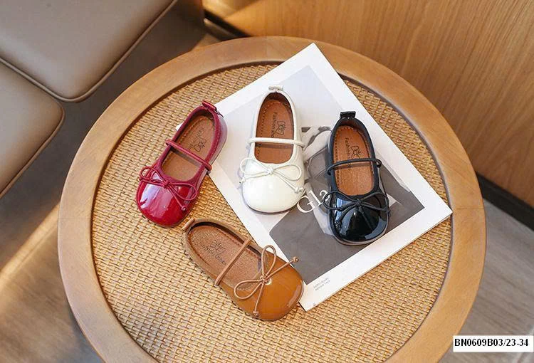 GIÀY BÚP BÊ NƠ DA BÓNG