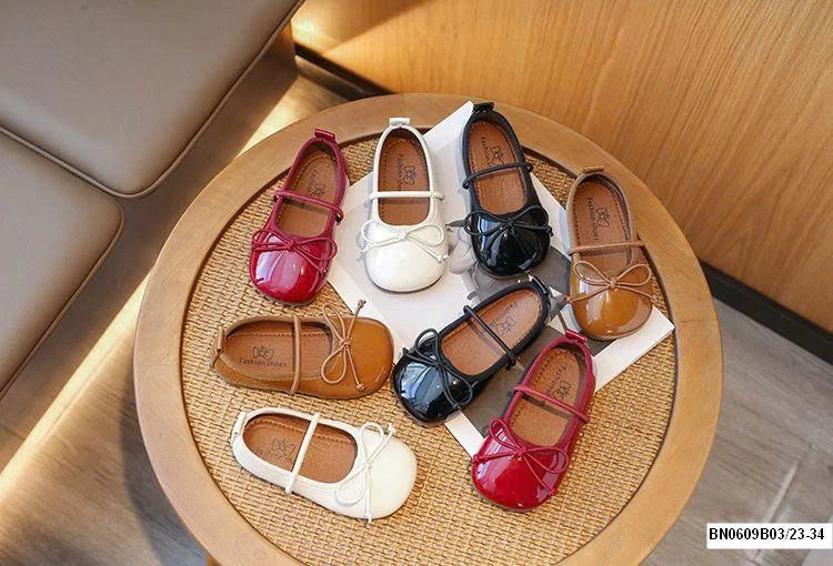 GIÀY BÚP BÊ NƠ DA BÓNG