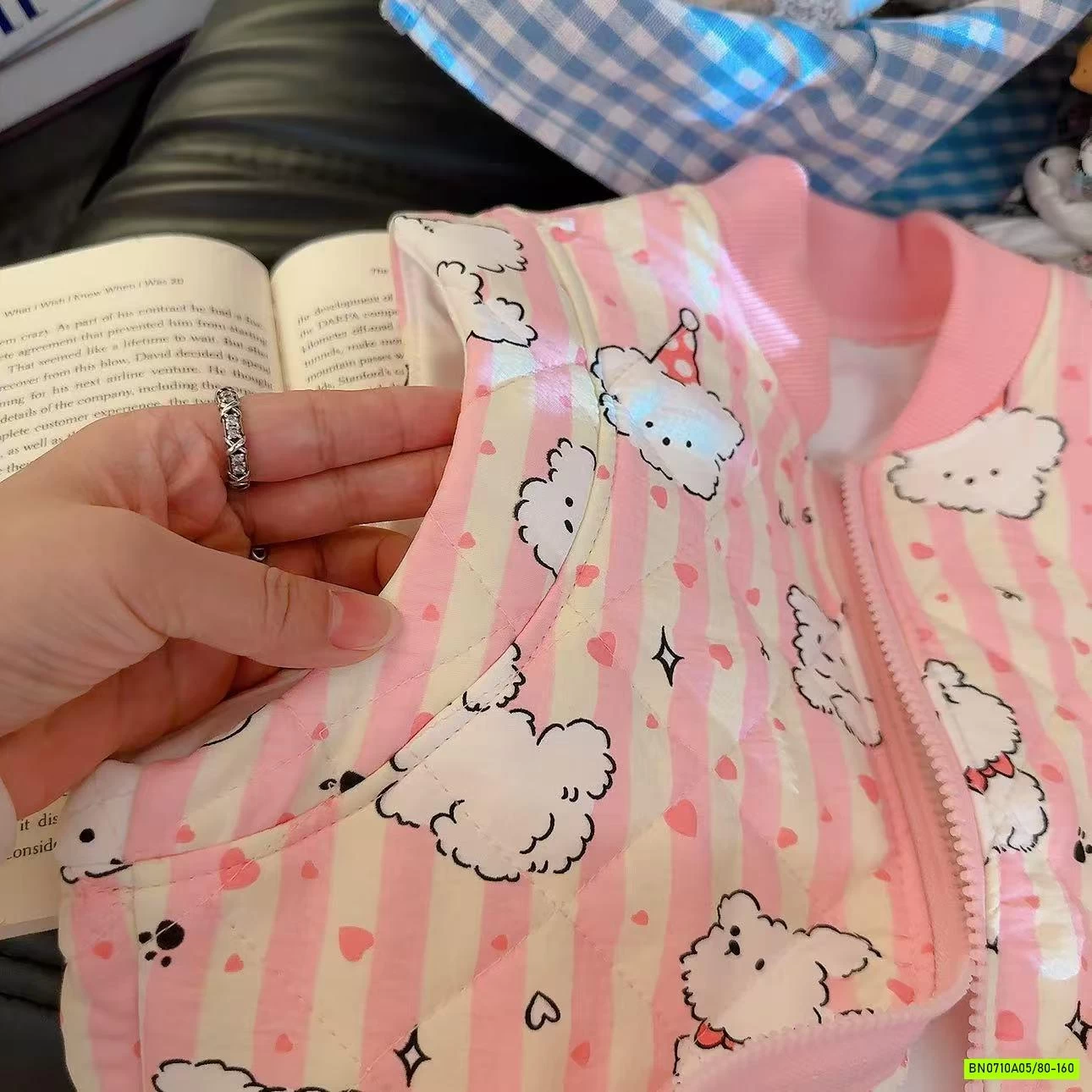 KHOÁC GILE TRẦN TRÁM HỌA TIẾT