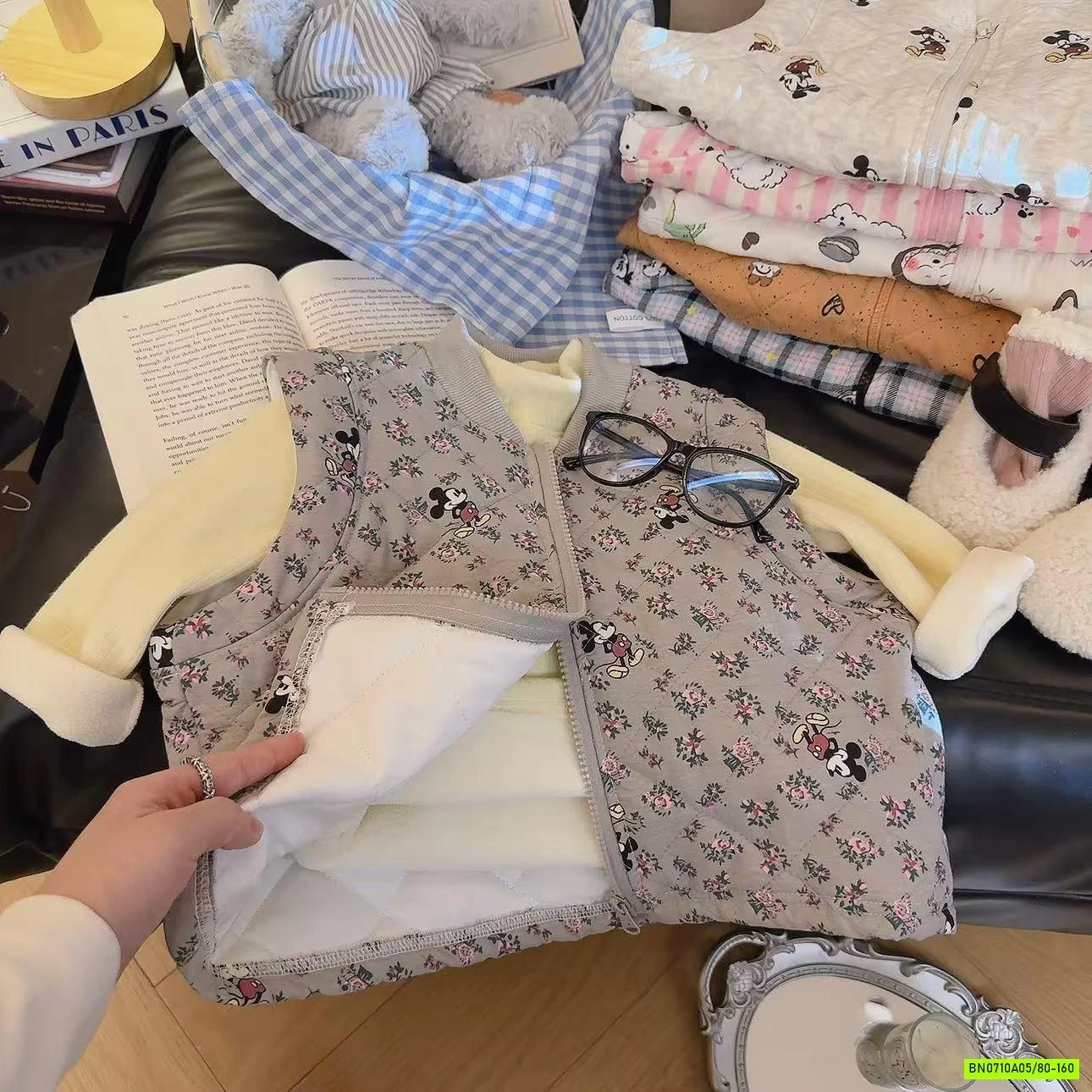 KHOÁC GILE TRẦN TRÁM HỌA TIẾT