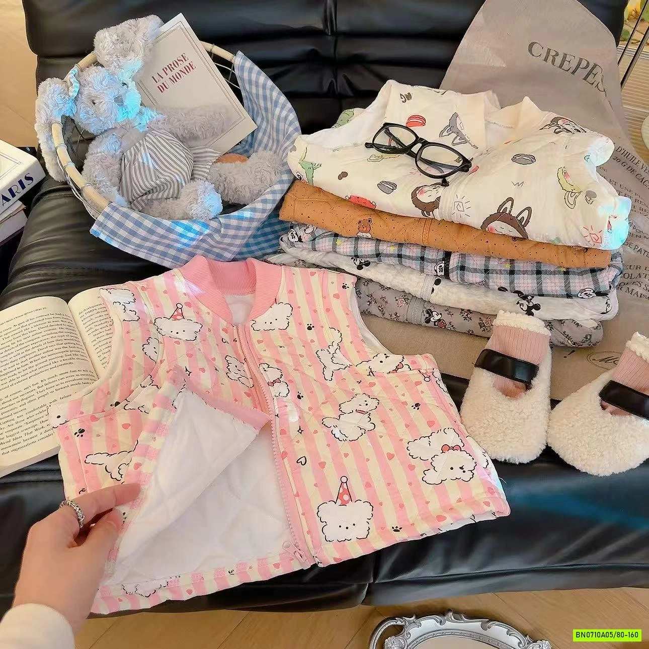 KHOÁC GILE TRẦN TRÁM HỌA TIẾT