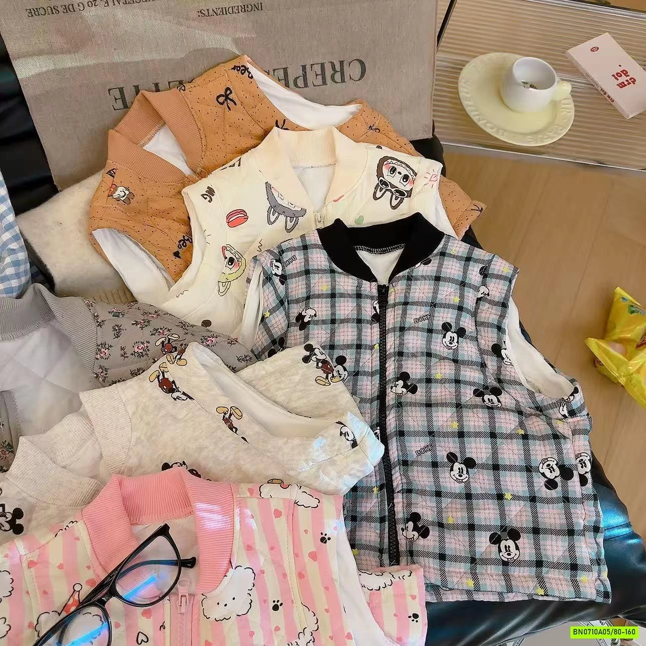 KHOÁC GILE TRẦN TRÁM HỌA TIẾT