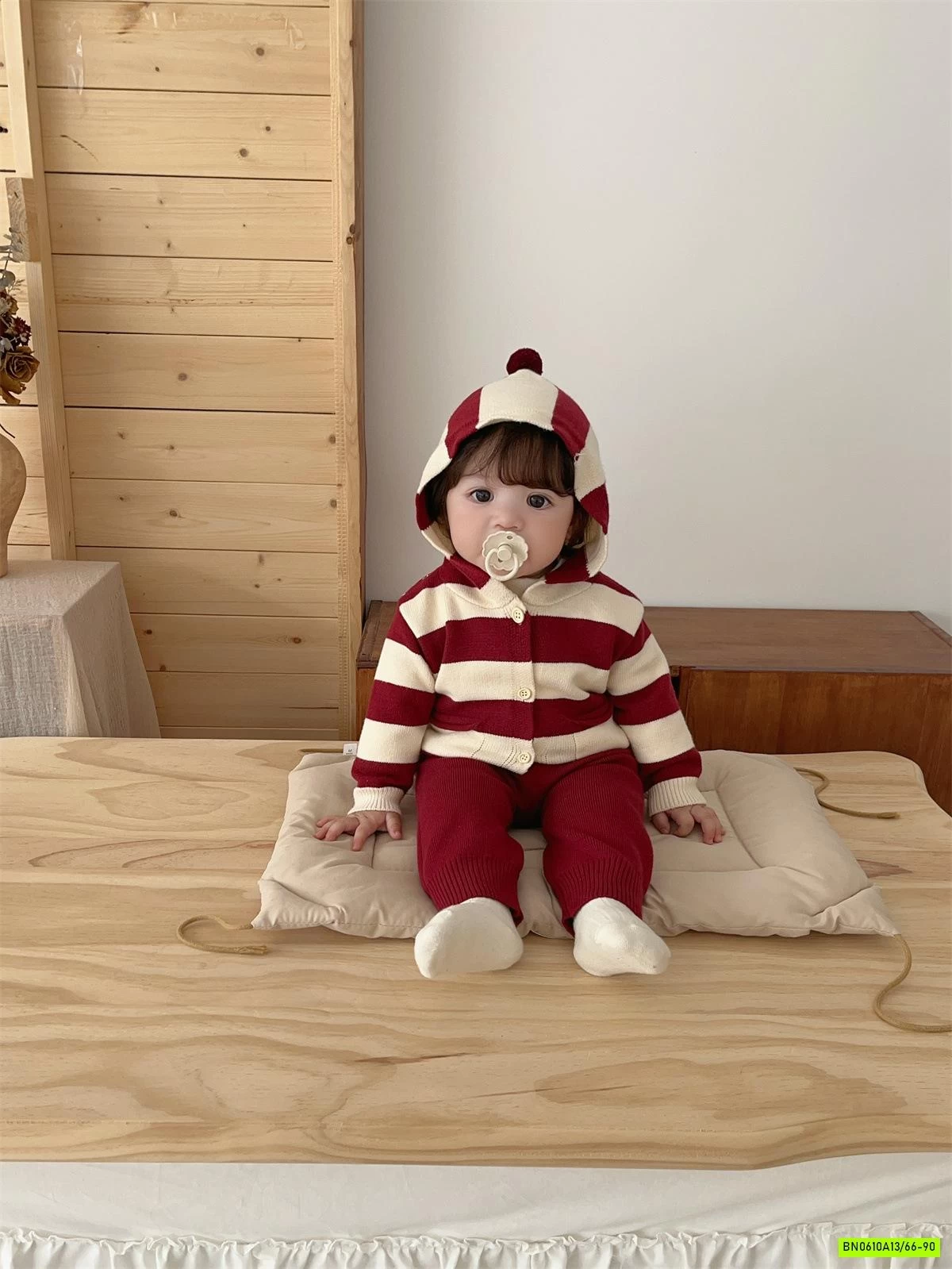 SÉT YẾM LEN + KHOÁC KẺ SZ NHÍ