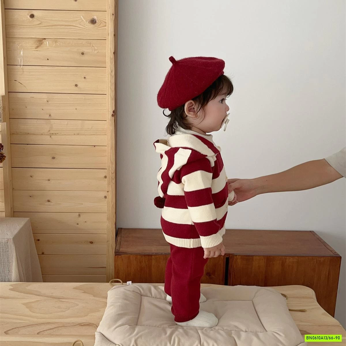 SÉT YẾM LEN + KHOÁC KẺ SZ NHÍ