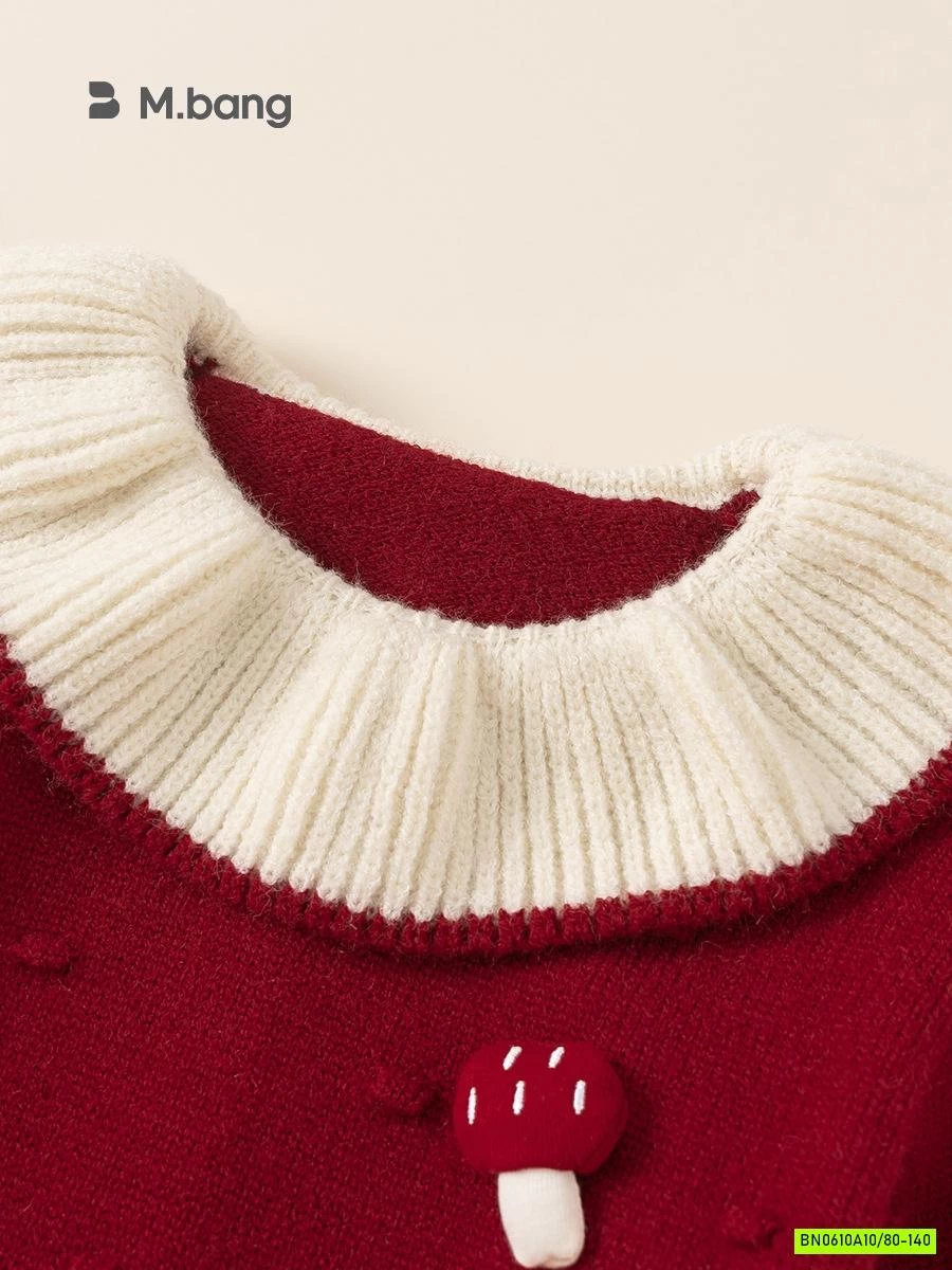 ĐẦM LEN NẤM ĐỎ M.BANG