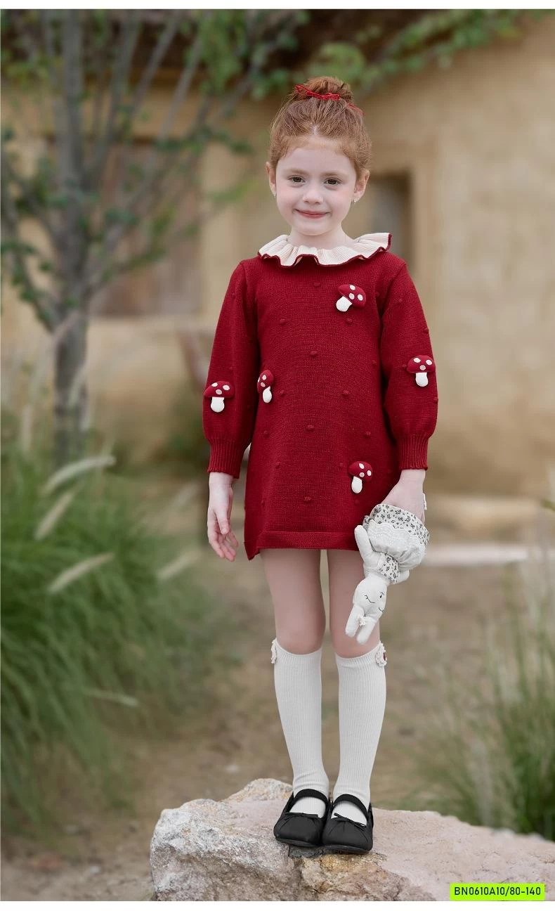 ĐẦM LEN NẤM ĐỎ M.BANG