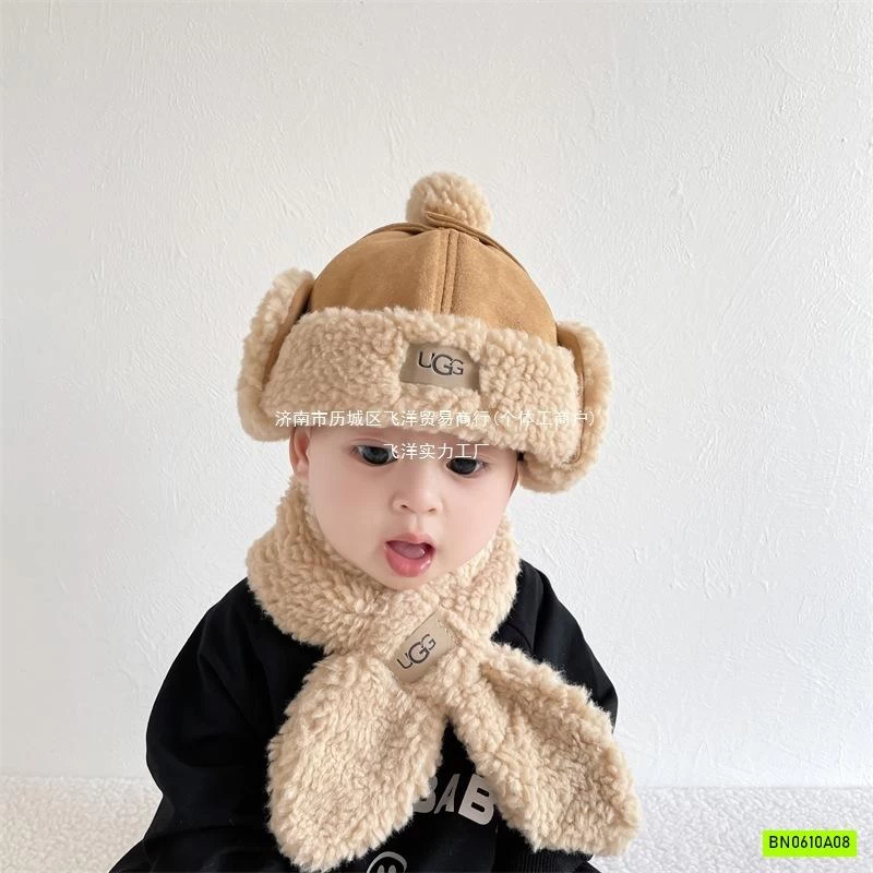 SÉT MŨ LÔNG CỪU KÈM KHĂN