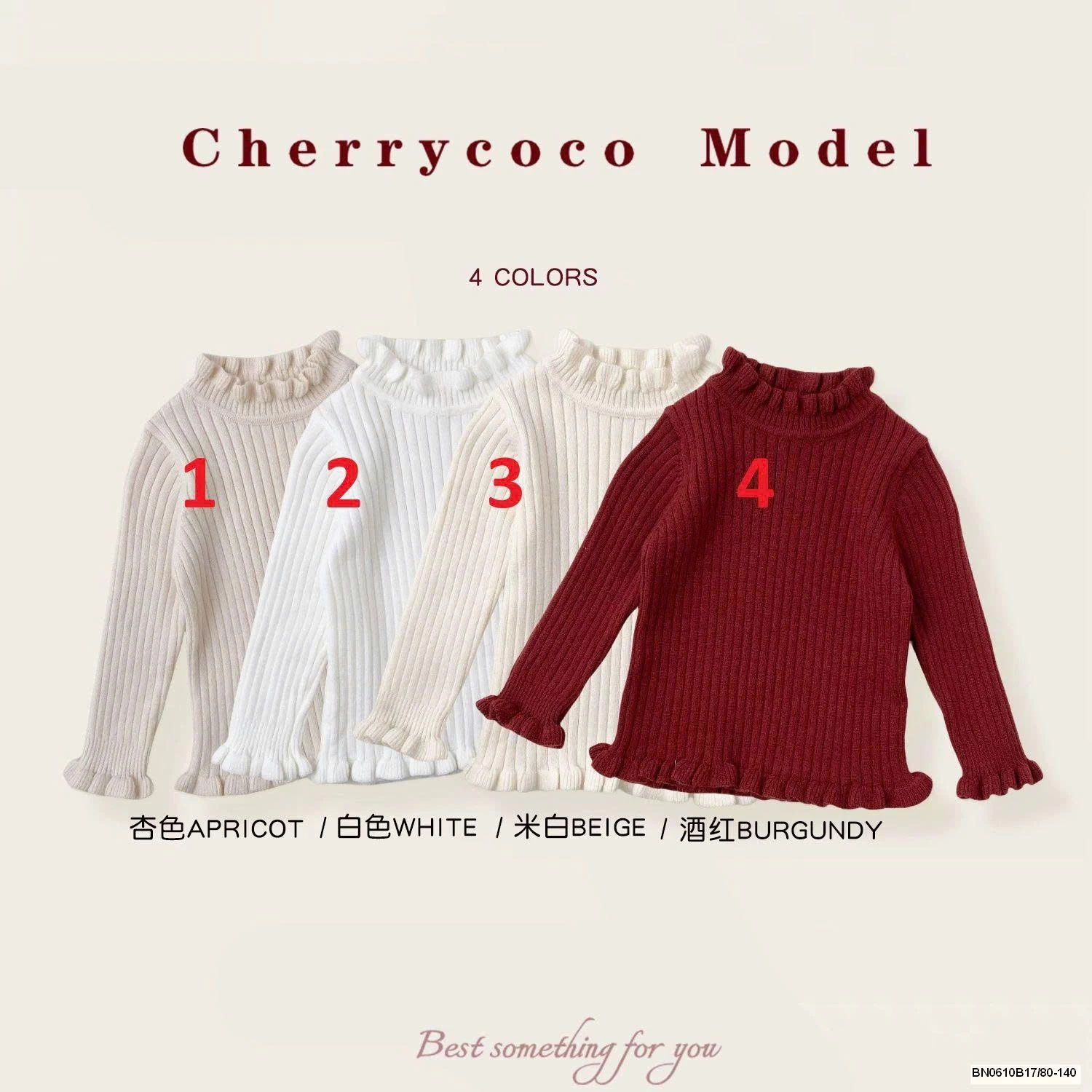 ÁO LEN GÂN TO GIỮ NHIỆT CHERRY