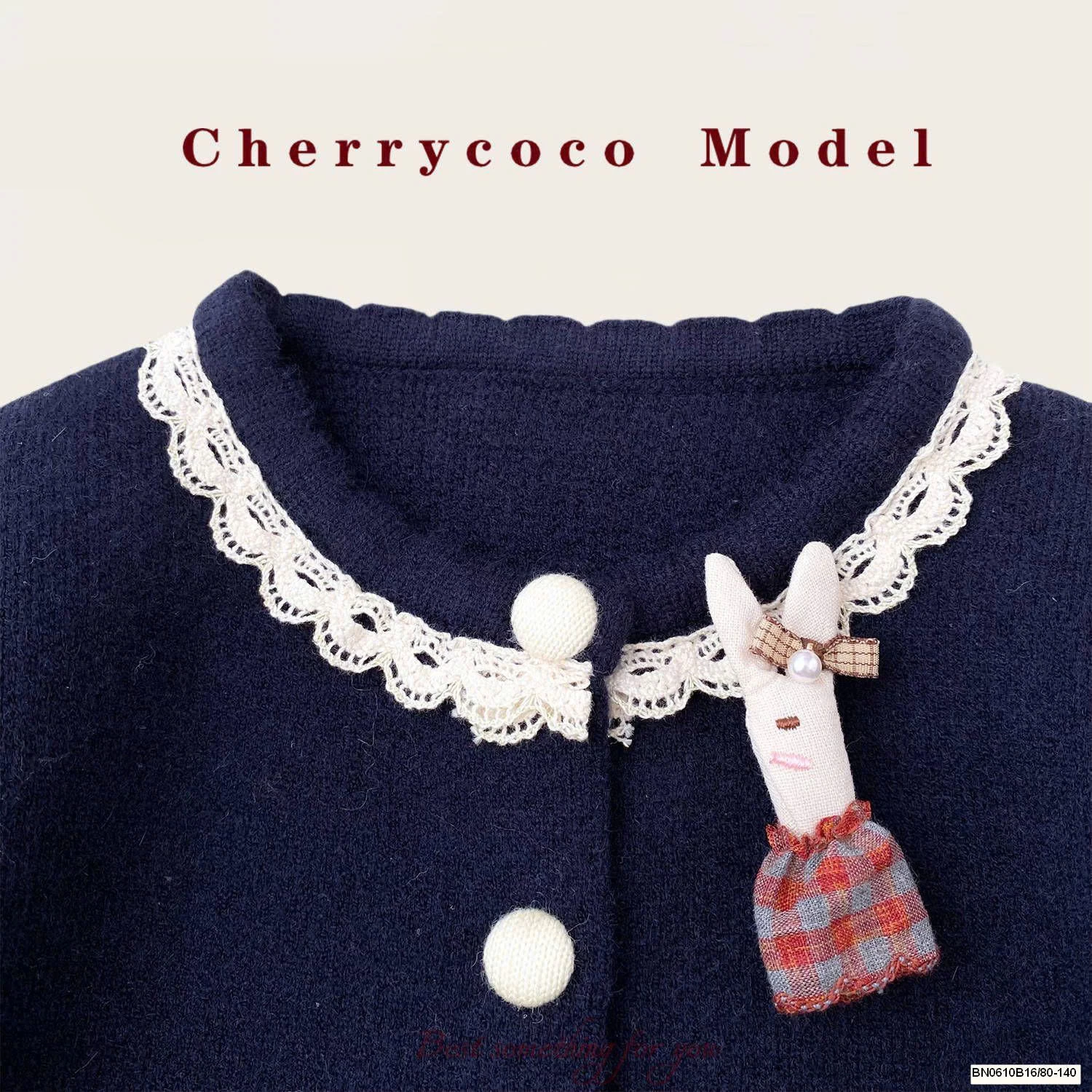 ÁO LEN GẮN THỎ CHERY COCO