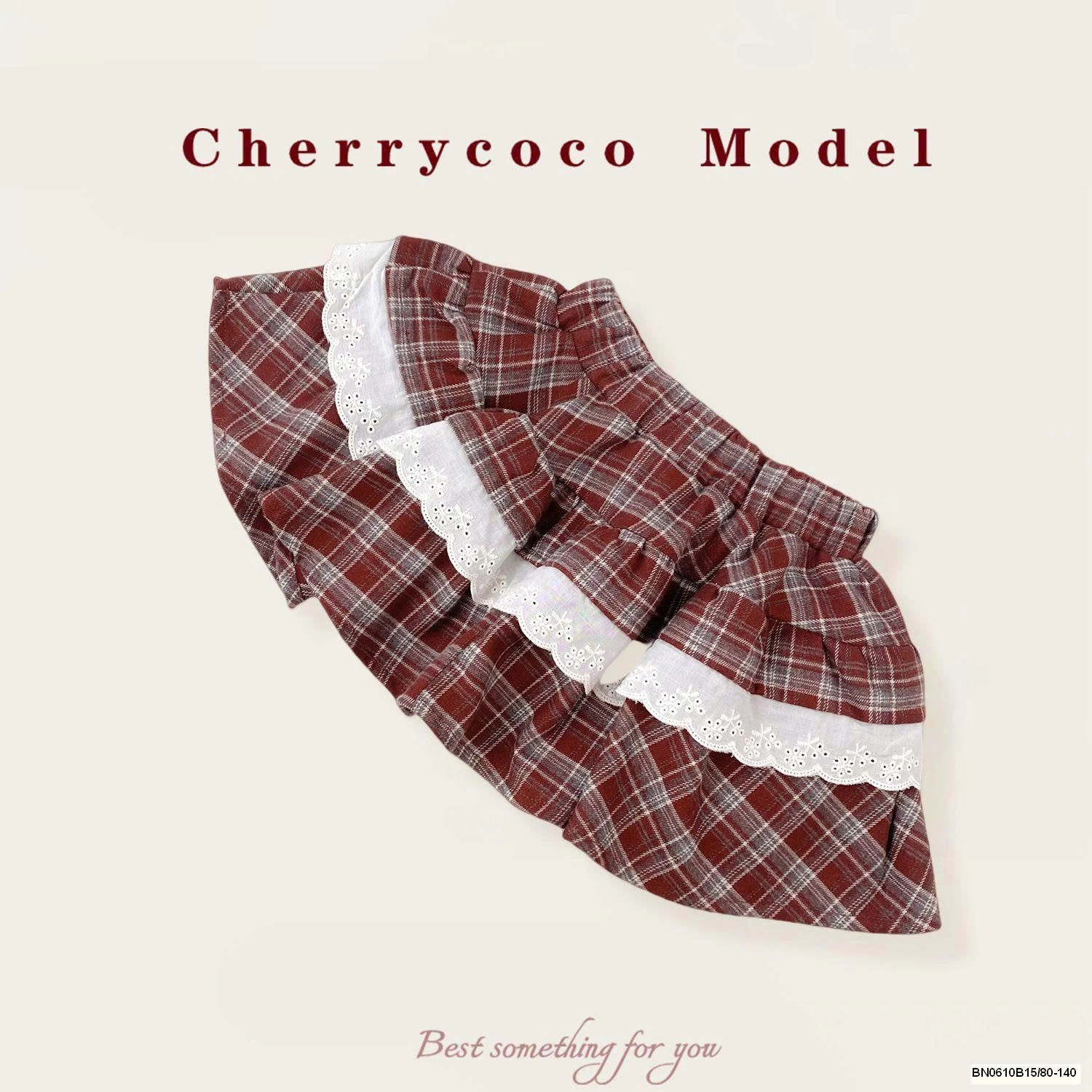 CHÂN VÁY CARO ĐỎ CHERY COCO