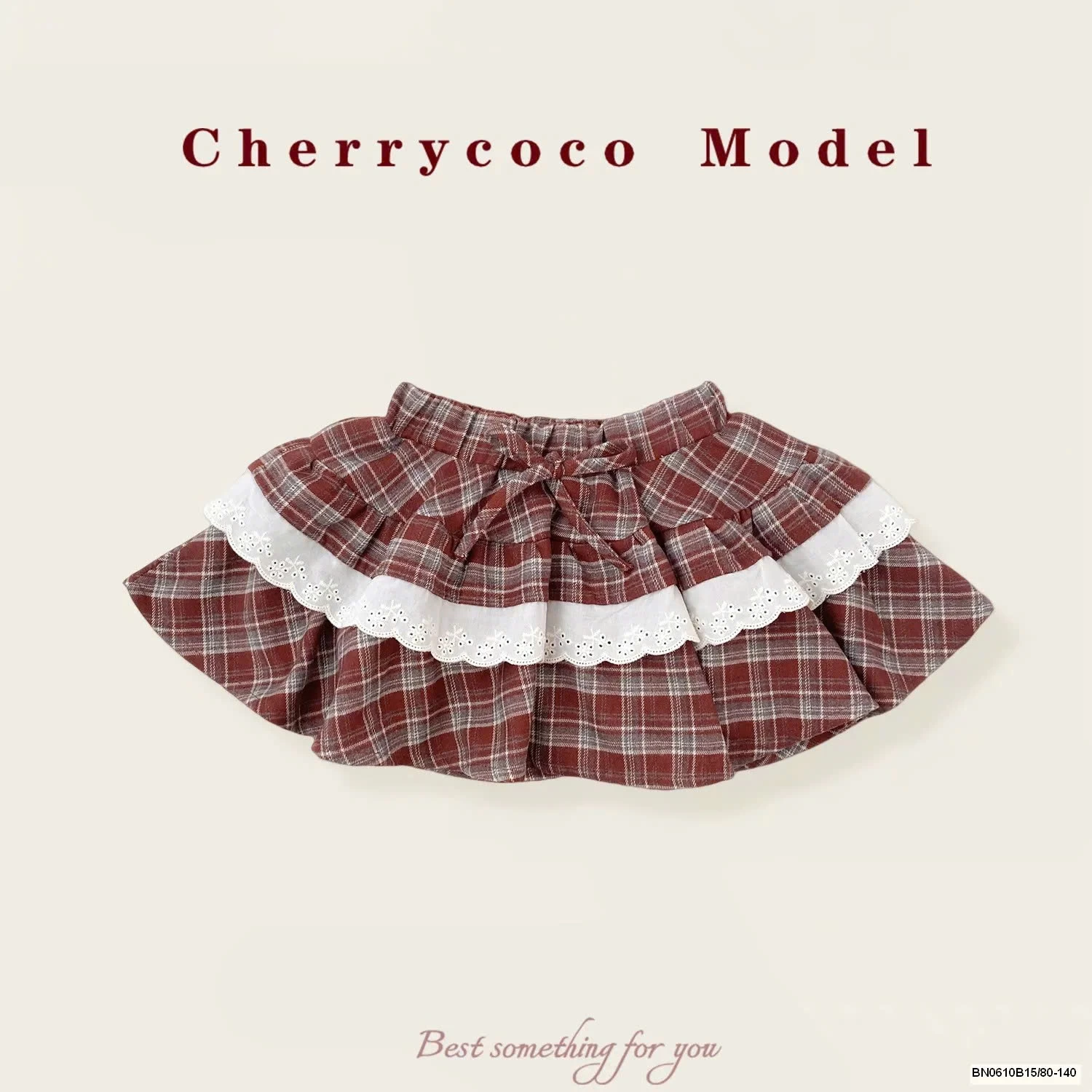 CHÂN VÁY CARO ĐỎ CHERY COCO