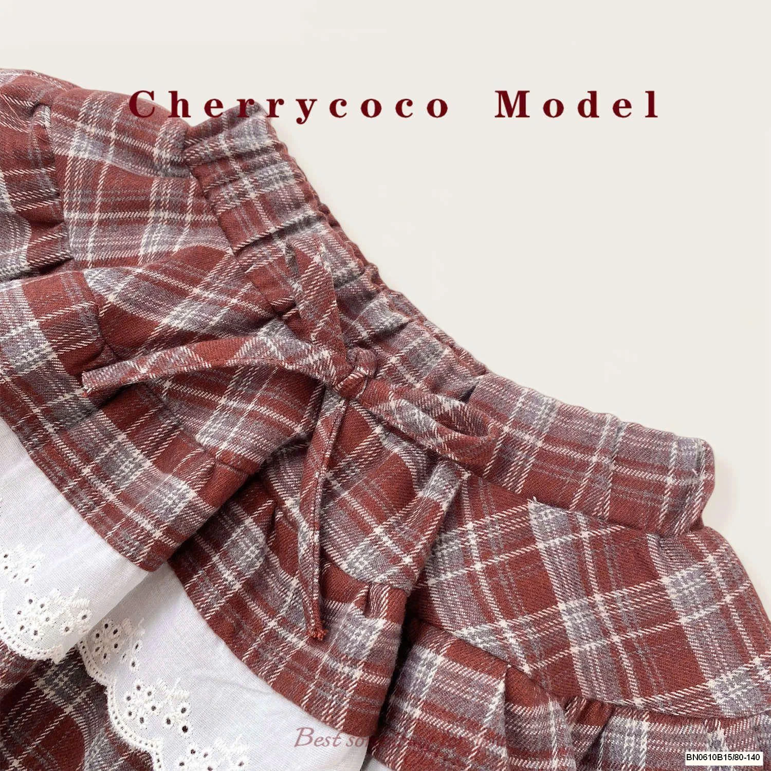 CHÂN VÁY CARO ĐỎ CHERY COCO