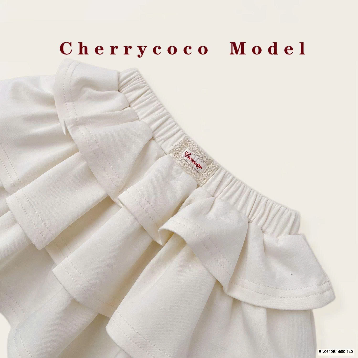 CHÂN VÁY 3 TẦNG BÉ GÁI