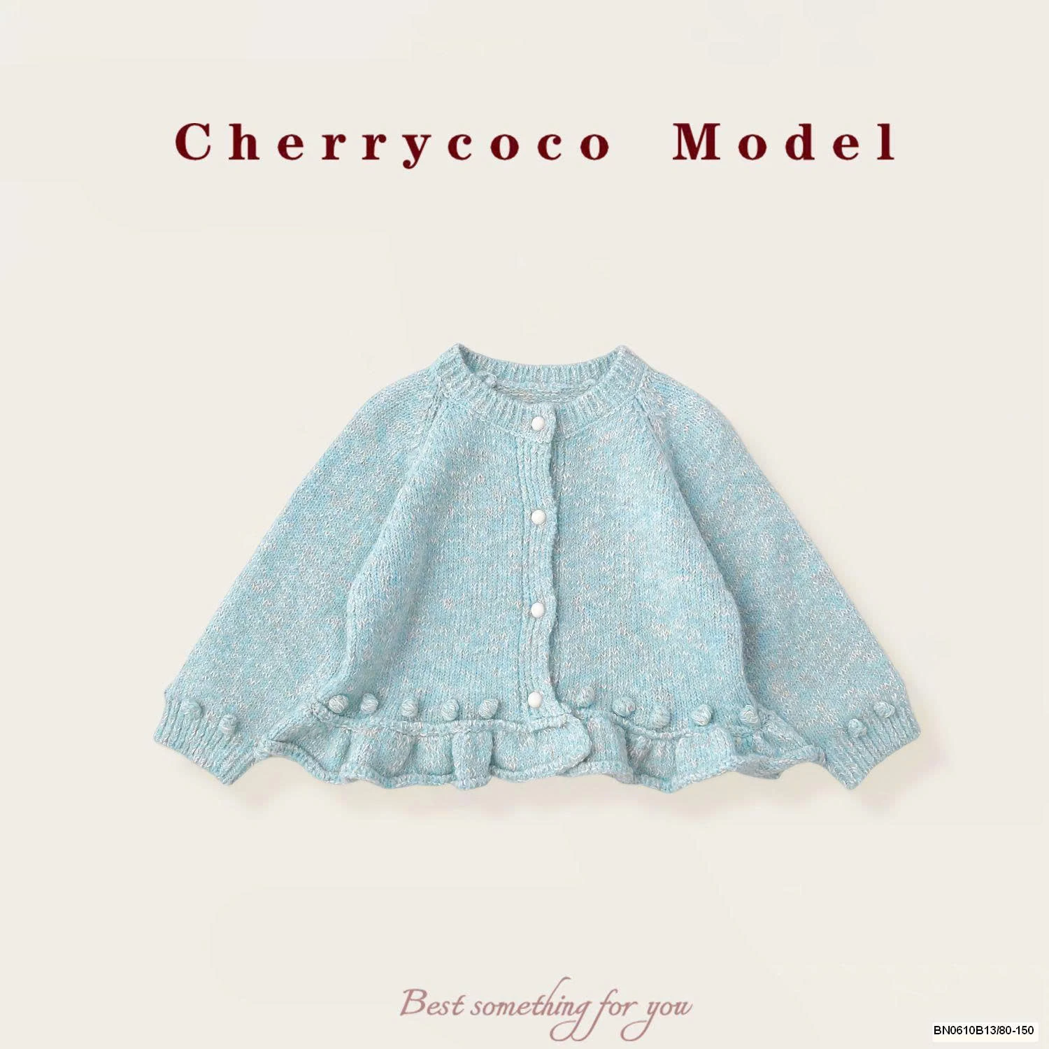 ÁO KHOÁC LEN CHERYCOCO DỄ THƯƠNG