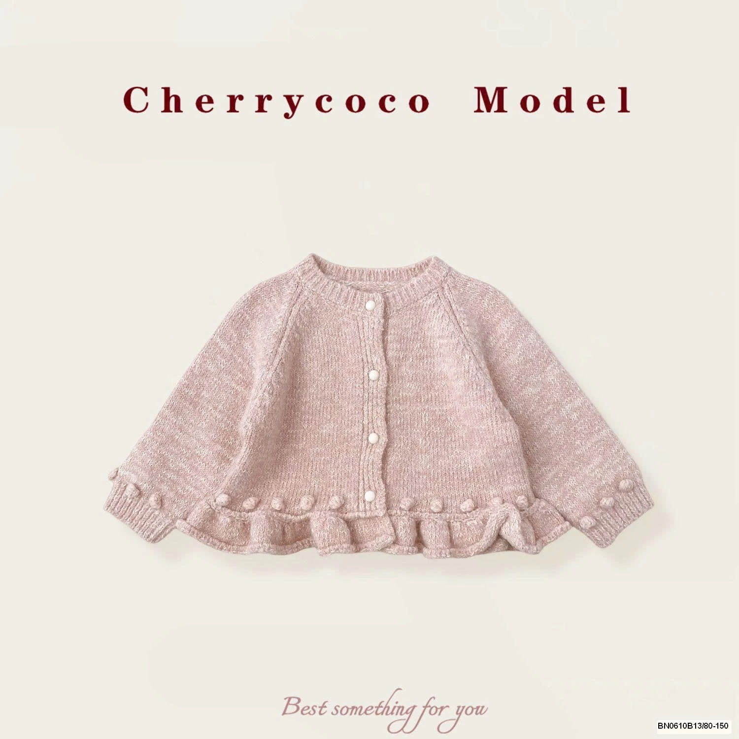 ÁO KHOÁC LEN CHERYCOCO DỄ THƯƠNG