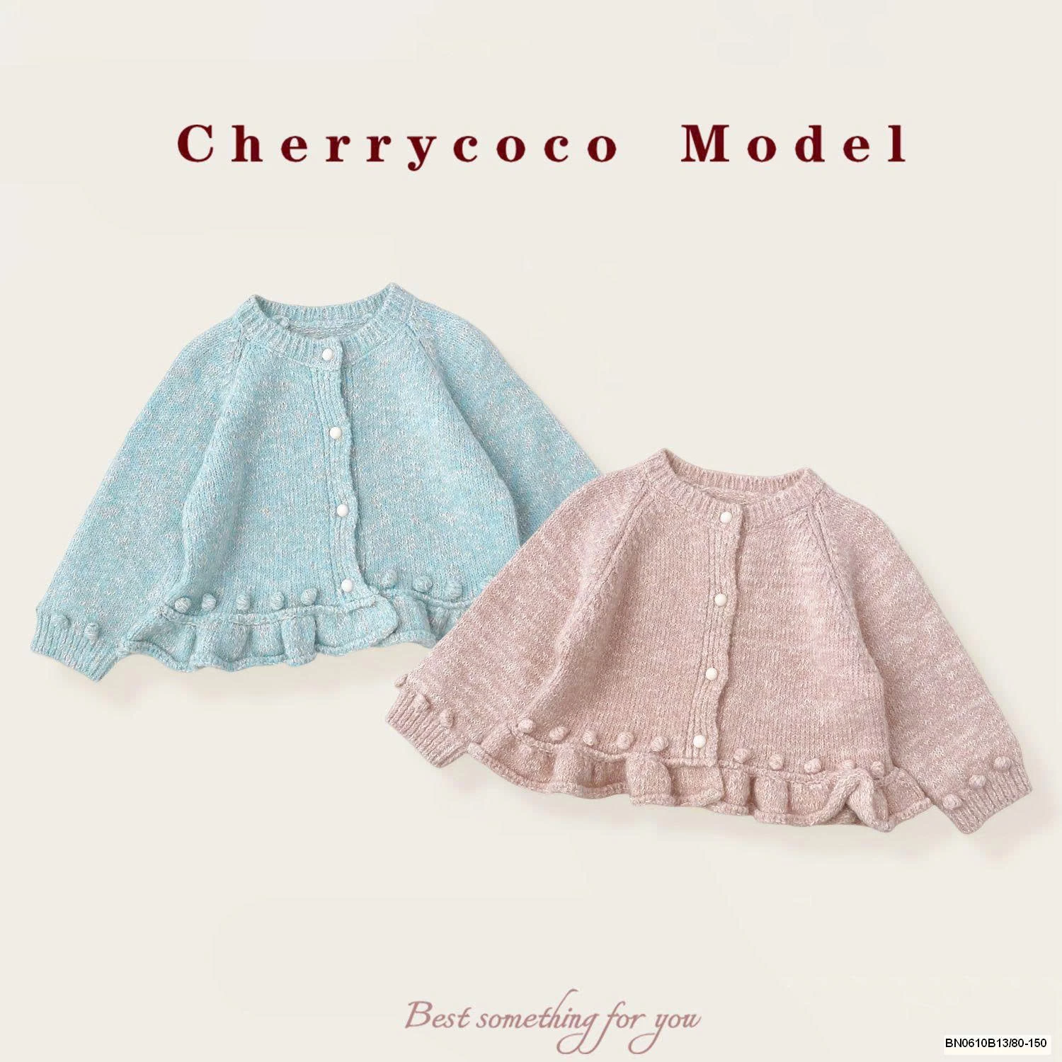 ÁO KHOÁC LEN CHERYCOCO DỄ THƯƠNG