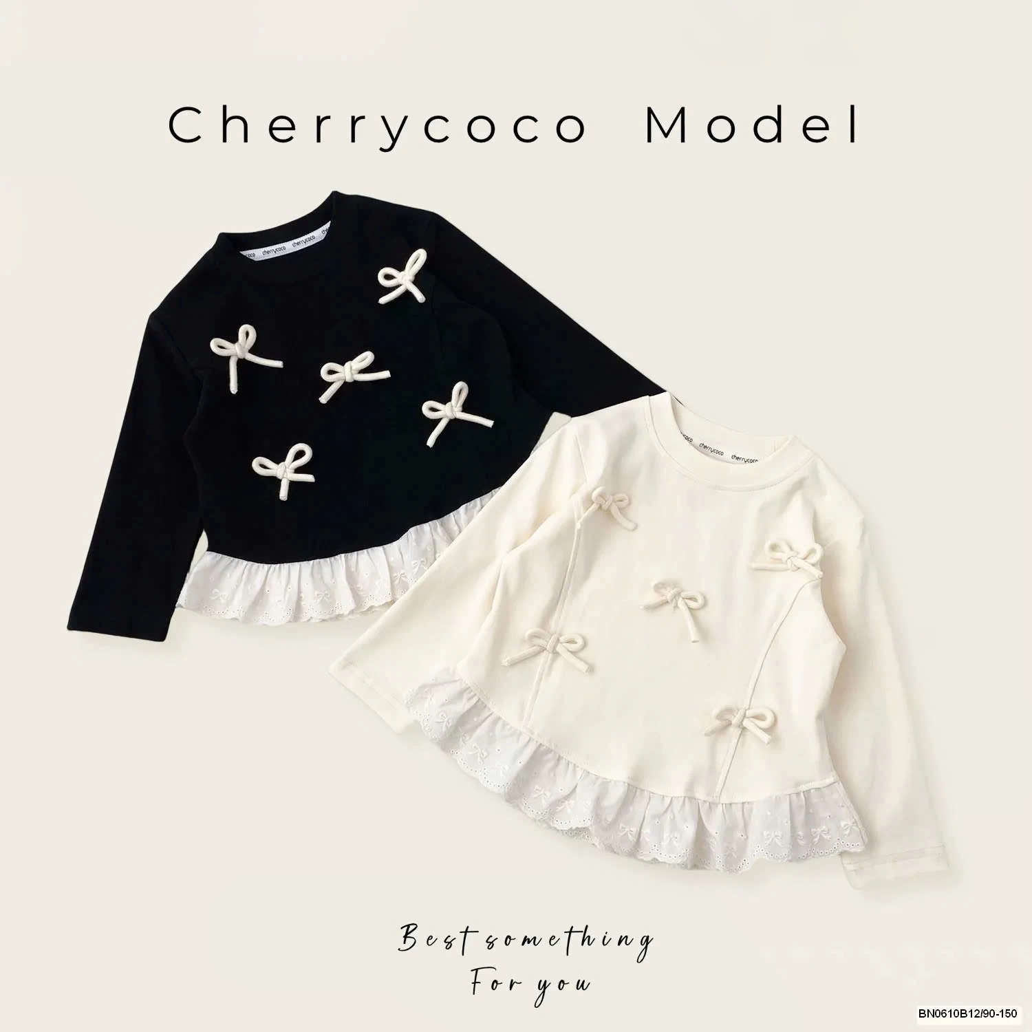 ÁO THUN NƠ DÀI TAY PHỐI BÈO REN