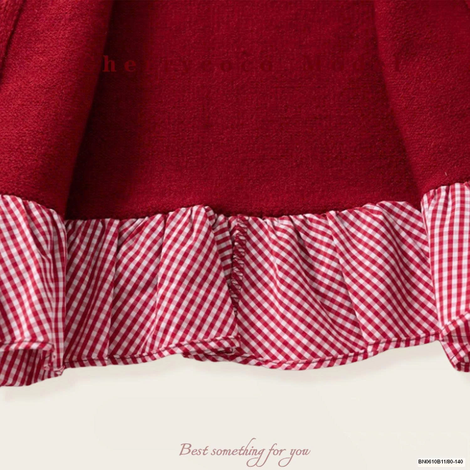 ÁO LEN NƠ PHỐI CARO CHERRYCOCO