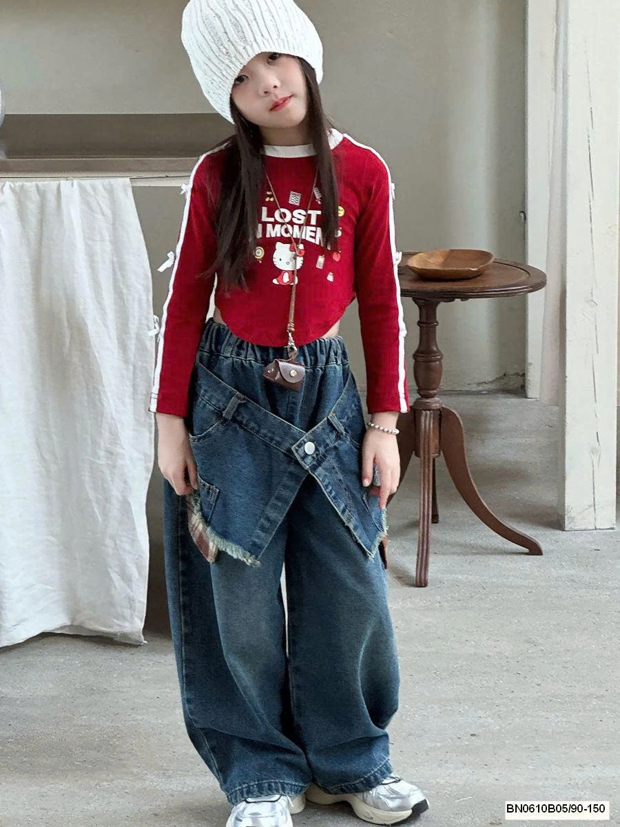 ÁO CROPTOP ĐUÔI TÔM KITTY