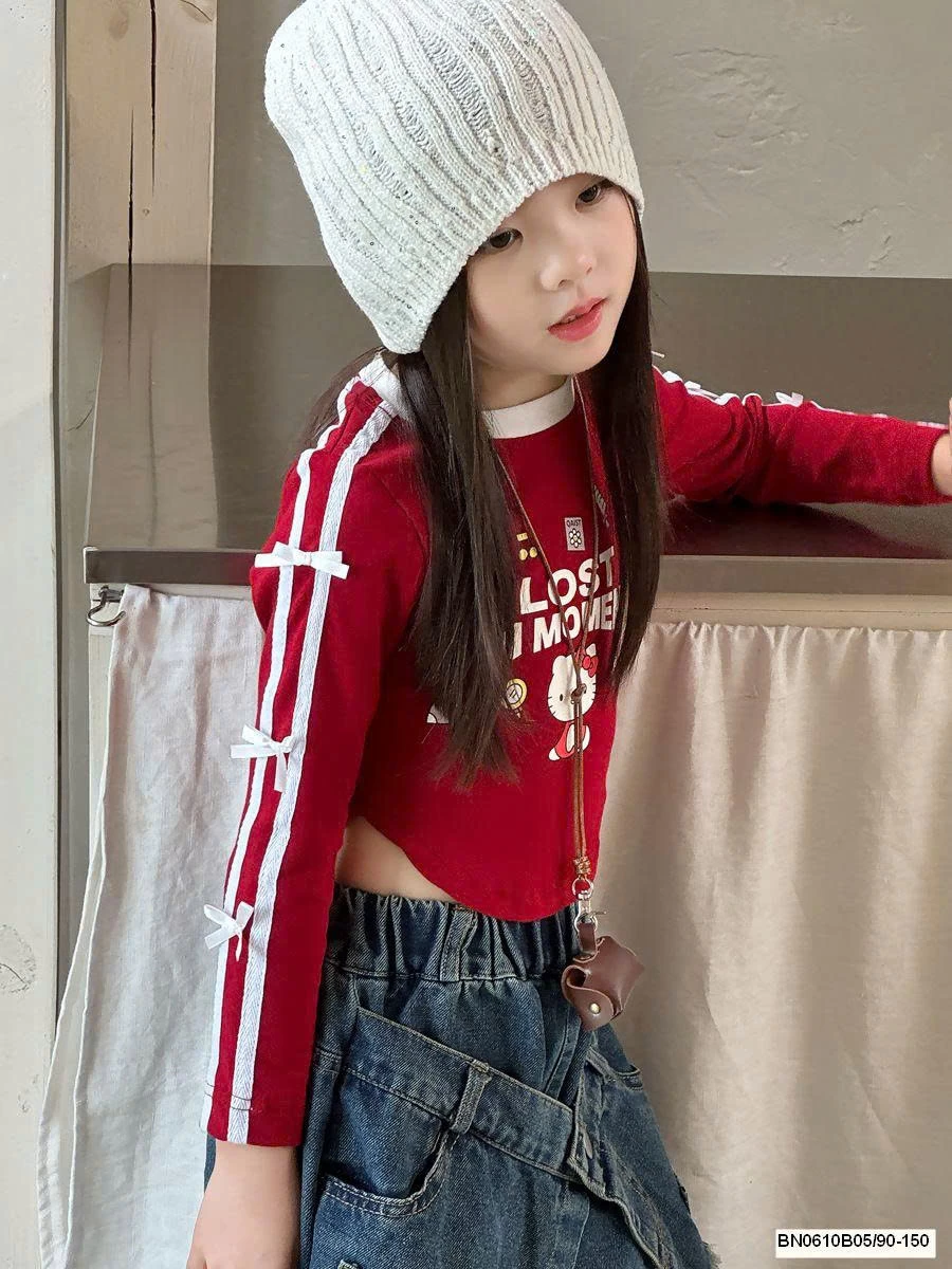 ÁO CROPTOP ĐUÔI TÔM KITTY