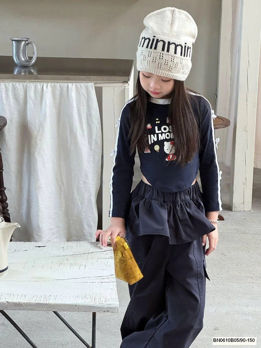 ÁO CROPTOP ĐUÔI TÔM KITTY