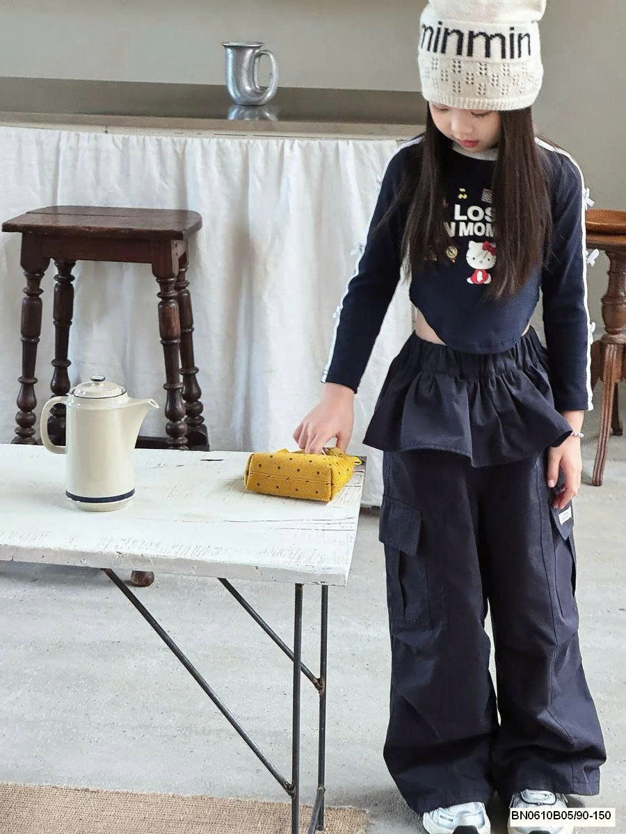 ÁO CROPTOP ĐUÔI TÔM KITTY