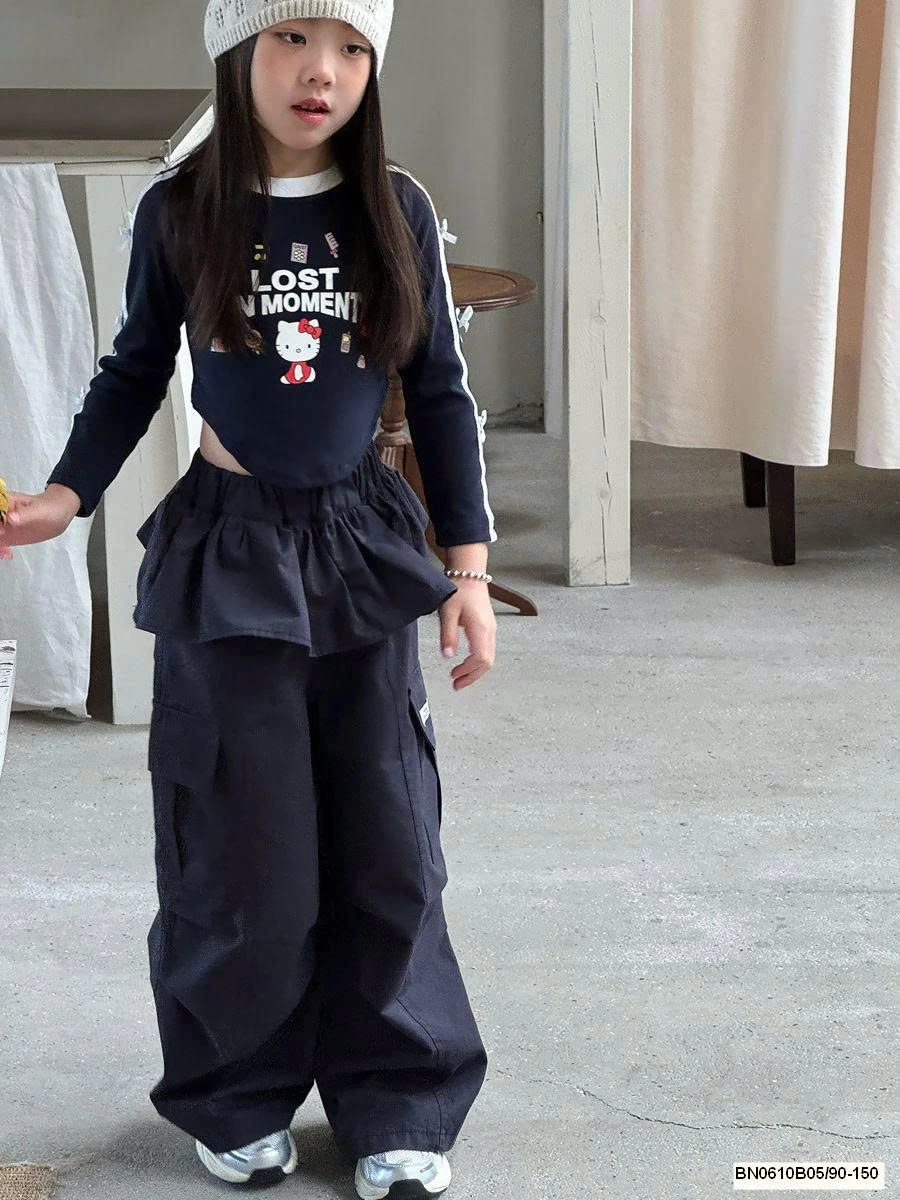 ÁO CROPTOP ĐUÔI TÔM KITTY