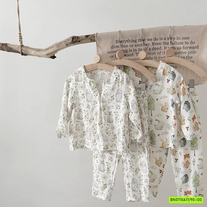 BỘ DÀI TAY XÔ ĐŨI SỢI TRE