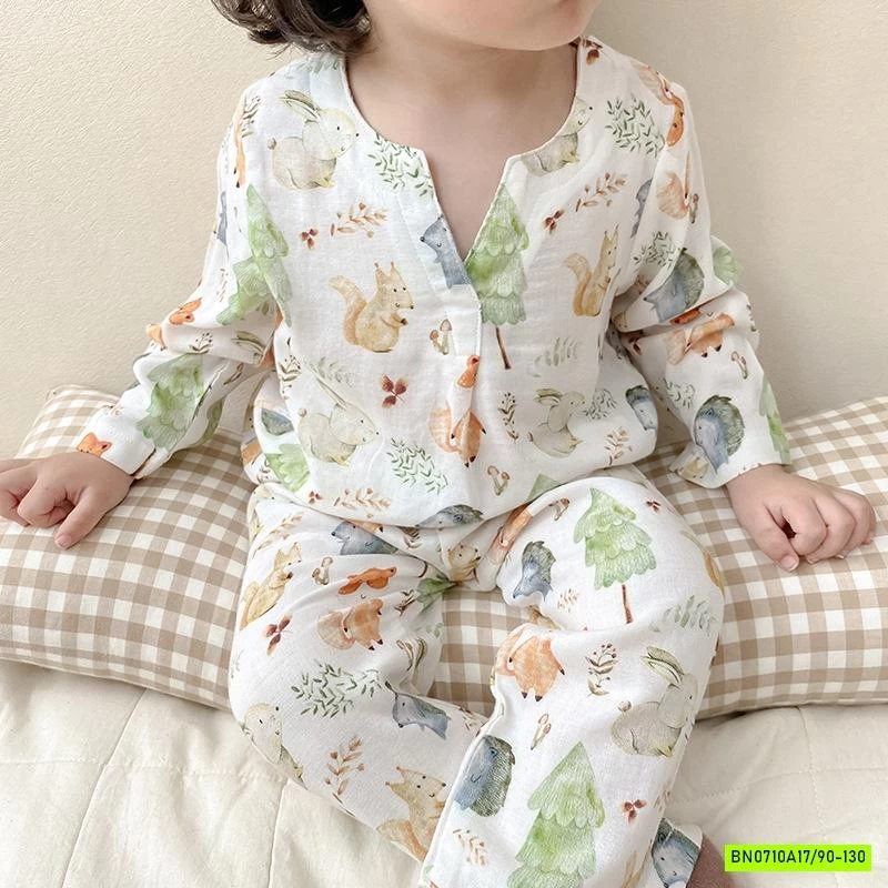 BỘ DÀI TAY XÔ ĐŨI SỢI TRE