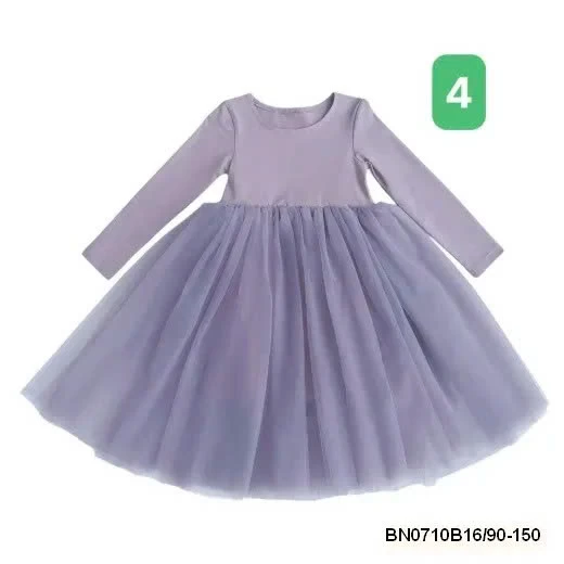 VÁY THUN MÙA THU PHỐI CHÂN VOAN