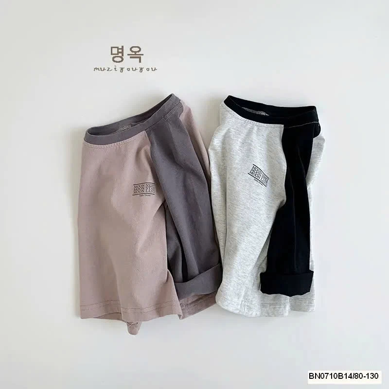 ÁO THUN PHỐI MÀU MUZIYOUYOU