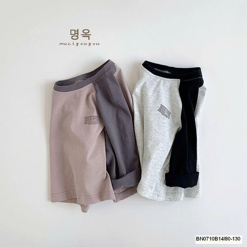 ÁO THUN PHỐI MÀU MUZIYOUYOU