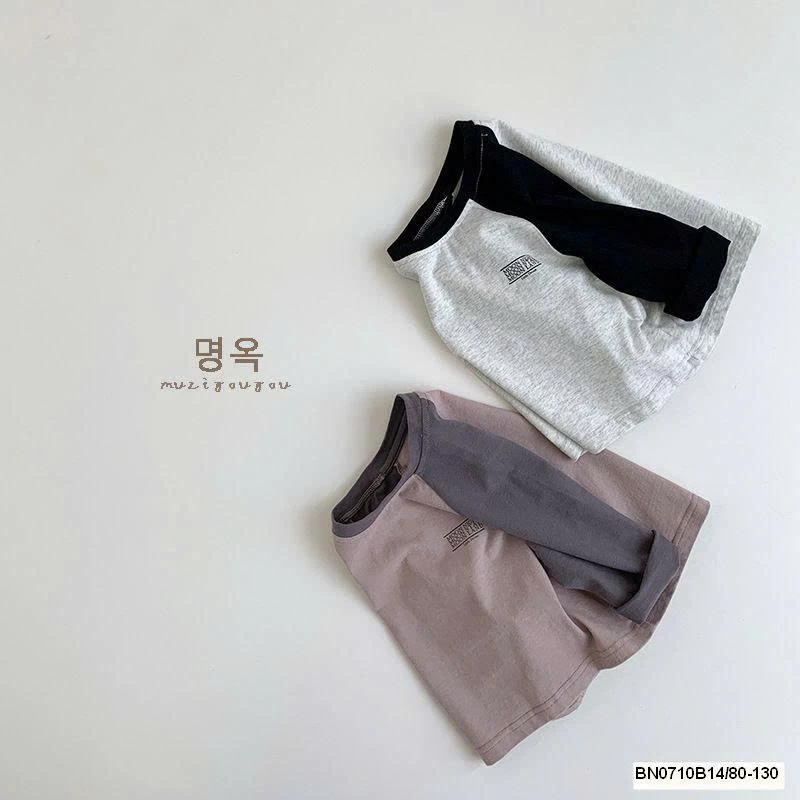 ÁO THUN PHỐI MÀU MUZIYOUYOU