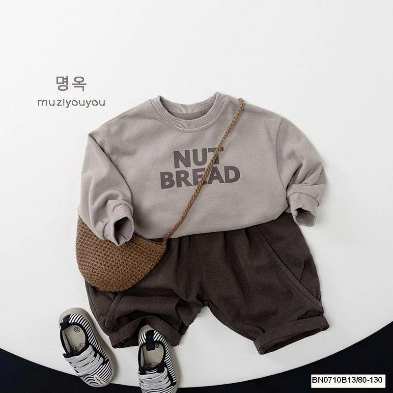 ÁO NỈ IN CHỮ MUZIYOUYOU