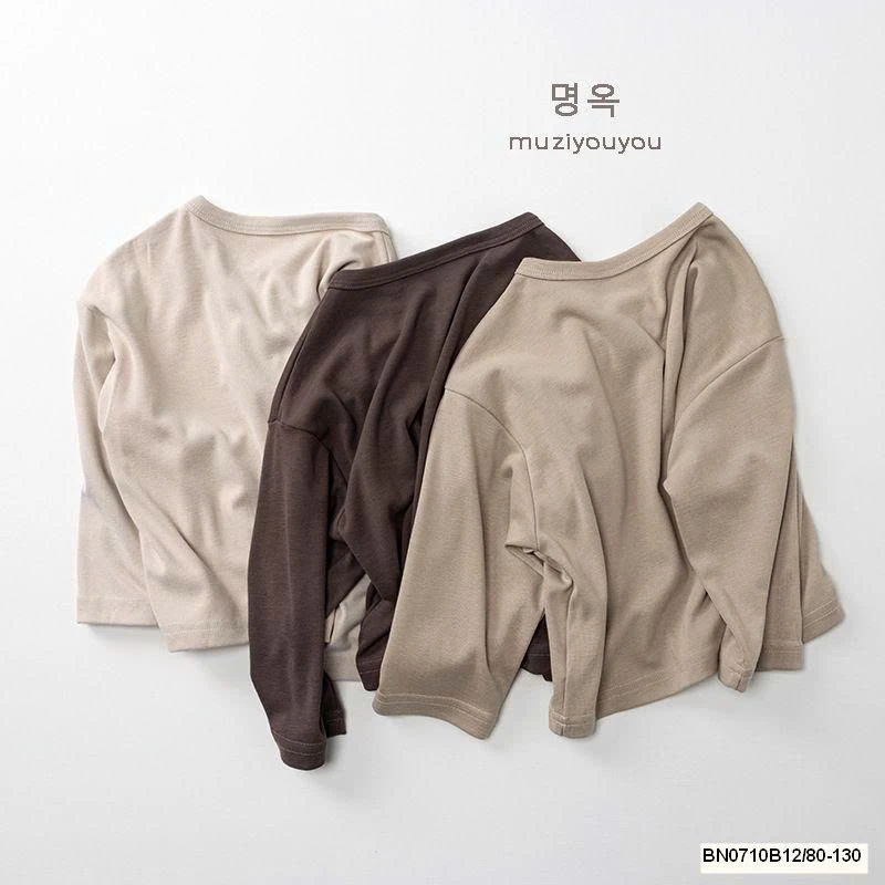 ÁO THUN DÀI TAY VINTAGE  MUZIYOUYOU
