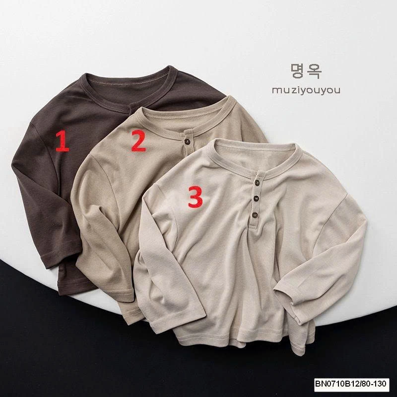 ÁO THUN DÀI TAY VINTAGE  MUZIYOUYOU