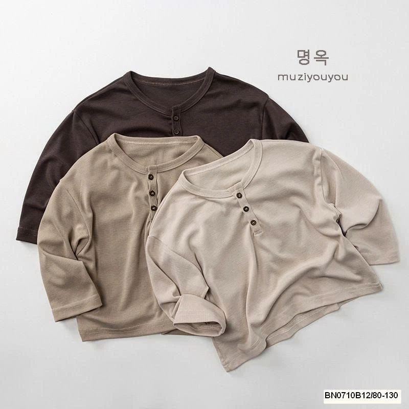 ÁO THUN DÀI TAY VINTAGE  MUZIYOUYOU