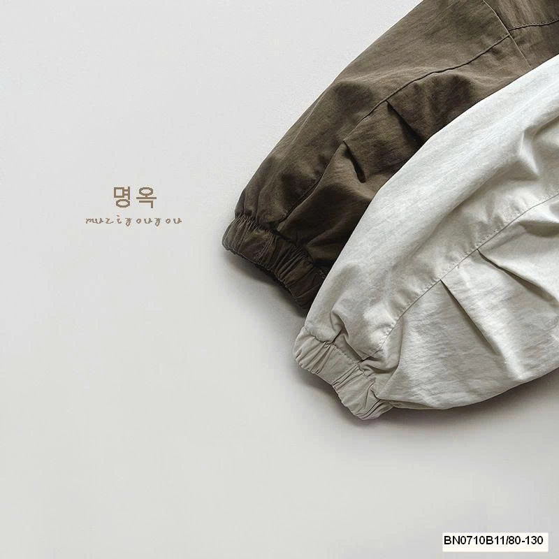 ÁO KHOÁC GIÓ CÓ MŨ  MUZIYOUYOU