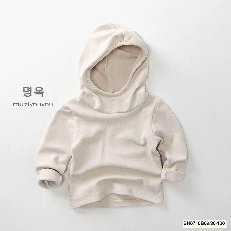 ÁO COTTON GIỮ NHIỆT LIỀN MŨ SIÊU ẤM MUZIYOUYOU