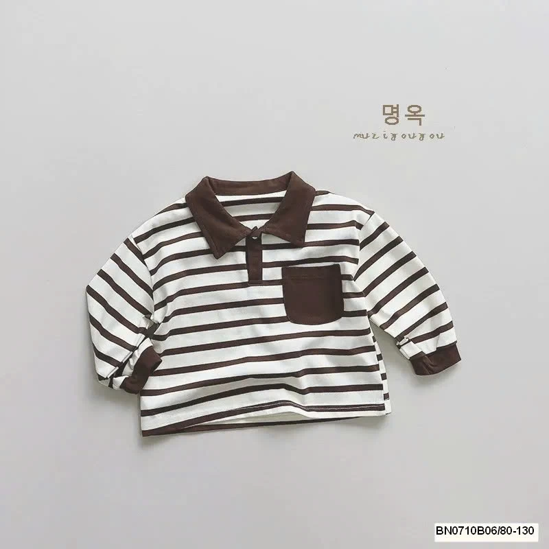 ÁO POLO DÀI TAU TÚI NGỰC  MUZIYOUYOU