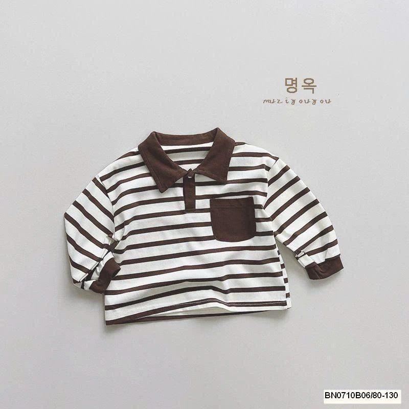 ÁO POLO DÀI TAU TÚI NGỰC  MUZIYOUYOU