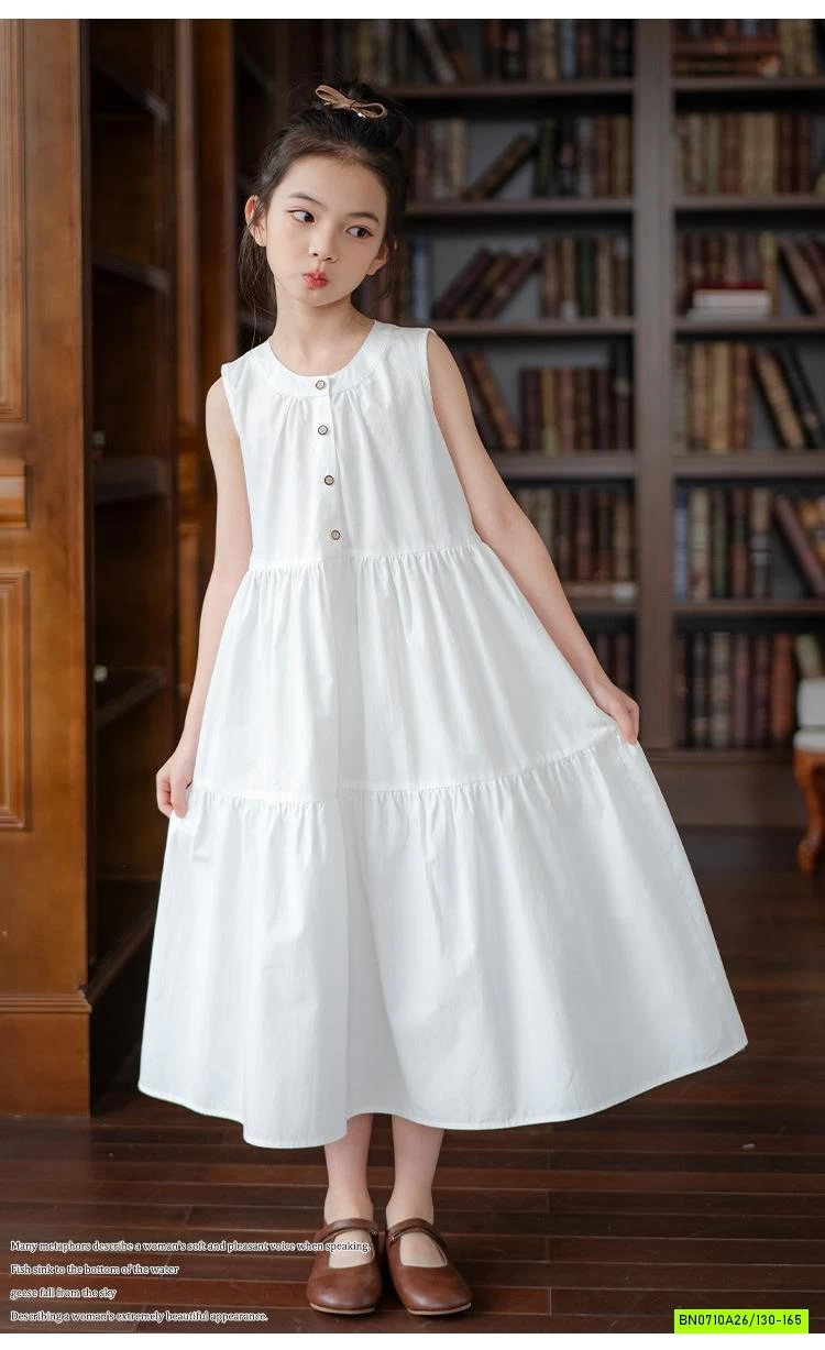 MAXI SÁT NÁCH CỔ TRÒN TRƠN MÀU