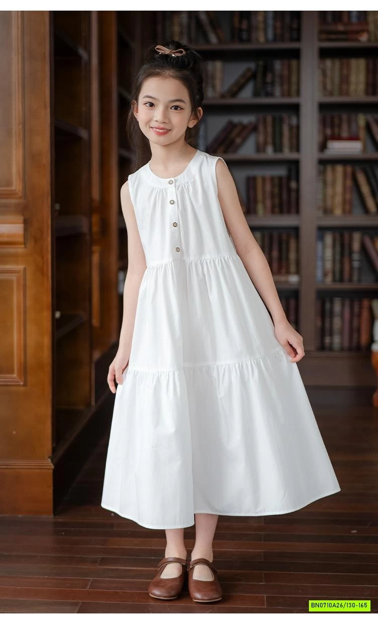 MAXI SÁT NÁCH CỔ TRÒN TRƠN MÀU