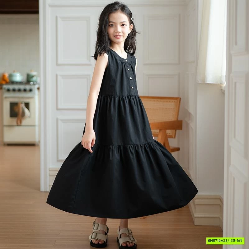 MAXI SÁT NÁCH CỔ TRÒN TRƠN MÀU