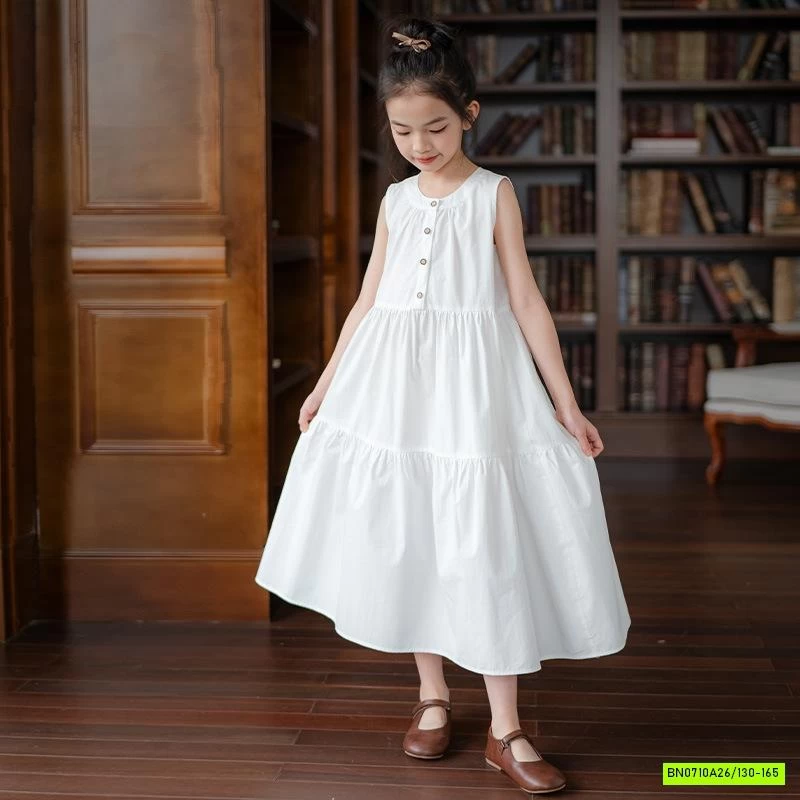 MAXI SÁT NÁCH CỔ TRÒN TRƠN MÀU