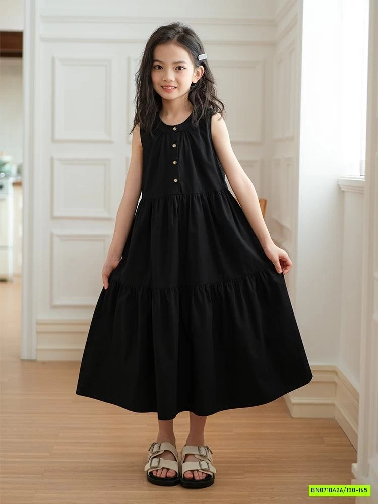 MAXI SÁT NÁCH CỔ TRÒN TRƠN MÀU