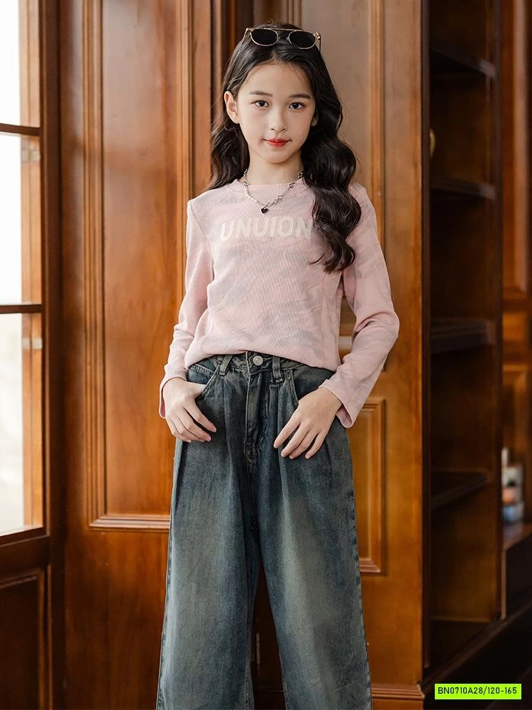 CROPTOP LOANG MIX JEANS SUÔNG