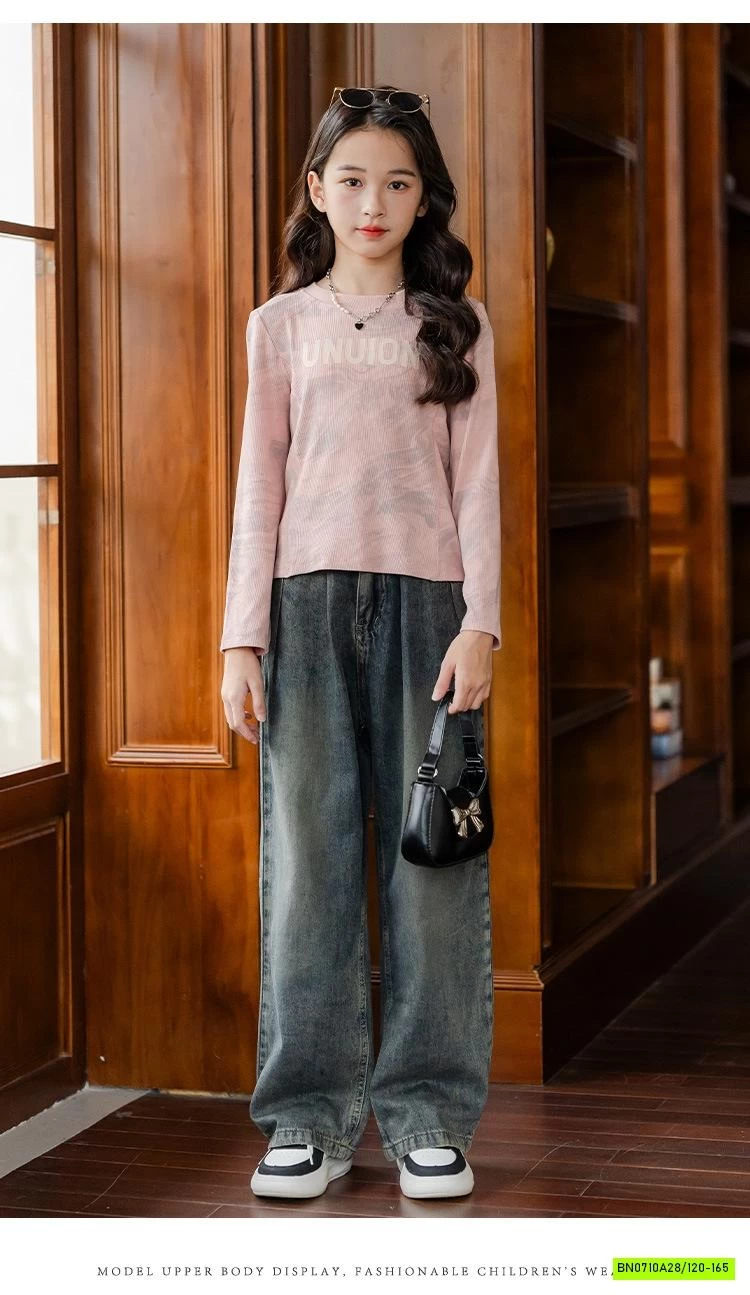 CROPTOP LOANG MIX JEANS SUÔNG