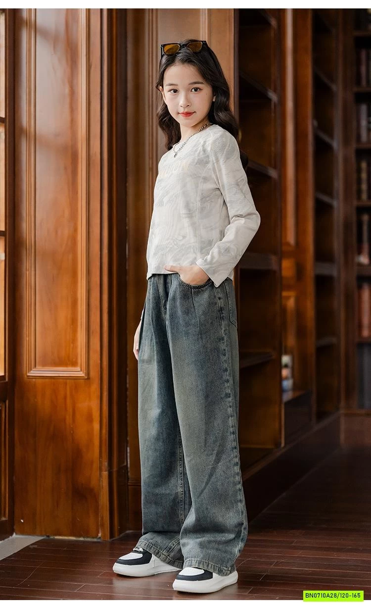 CROPTOP LOANG MIX JEANS SUÔNG