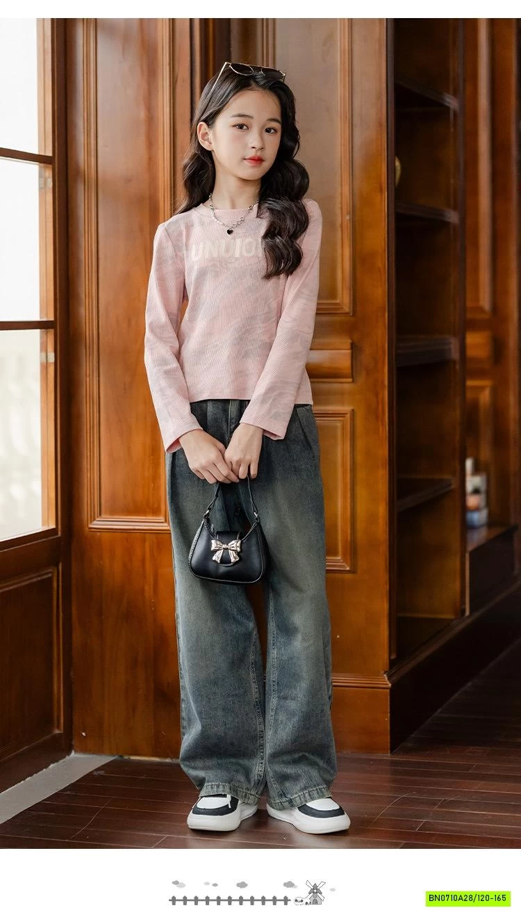 CROPTOP LOANG MIX JEANS SUÔNG